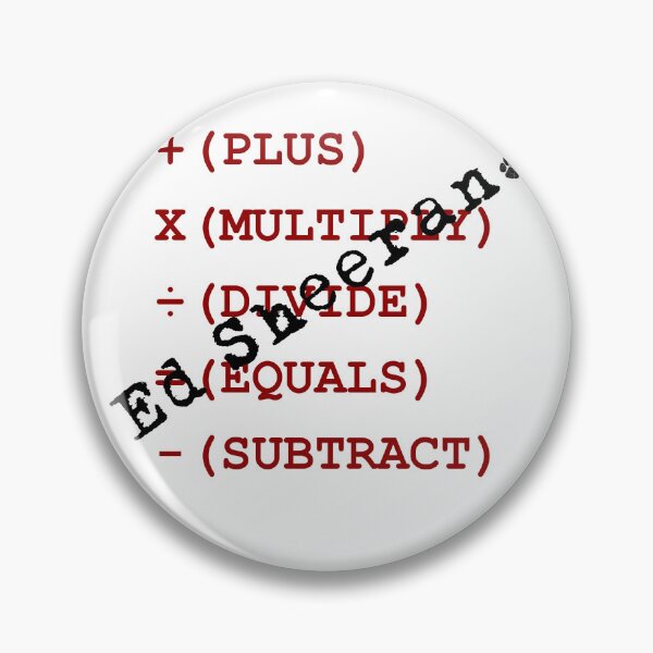 Item preview, Ed Sheeran Australia Tour 2026 – Graphic Guitar & Mathematics Symbols Merch designed and sold by Dimu Co..