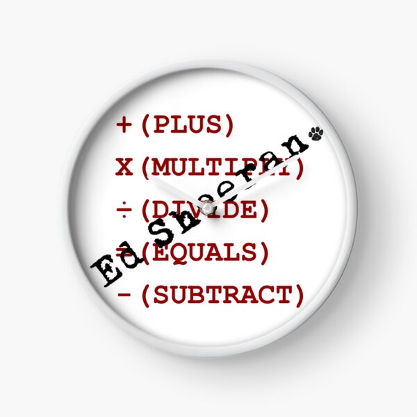 Item preview, Ed Sheeran Australia Tour 2026 – Graphic Guitar & Mathematics Symbols Merch designed and sold by Dimu Co..
