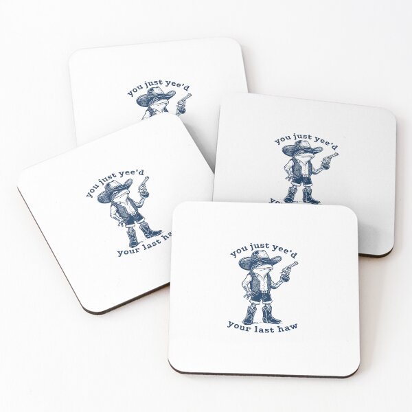 Item preview, You Just Yee’d Your Last Haw – Cowboy Frog designed and sold by StickersbyRye.
