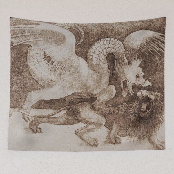 Item preview, Fight between A Dragon and a Lion - Leonardo DaVinci designed and sold by RickE.