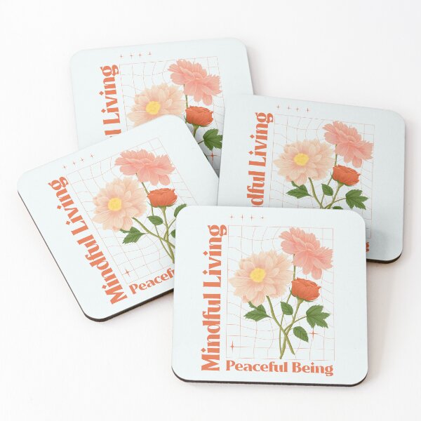 Item preview, Mindful Living Peaceful Being Living Simple designed and sold by Sachie's Studio.