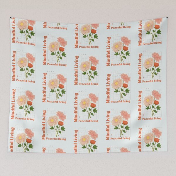 Item preview, Mindful Living Peaceful Being Living Simple designed and sold by Sachie's Studio.