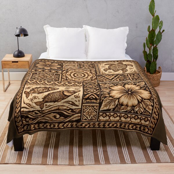 Item preview, Polynesian Tapa Cloth Pattern designed and sold by Myra365Art.