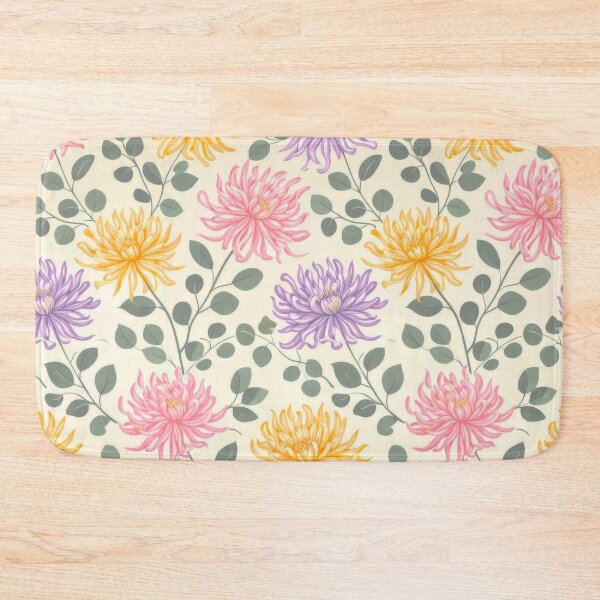 Item preview, Spider Mums Chrysanthemum and Eucalyptus designed and sold by scicilysimonee.