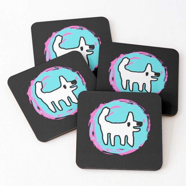Item preview, Happy Dog Crappy Dog Swirly Sticker Fun designed and sold by yoyogoda.