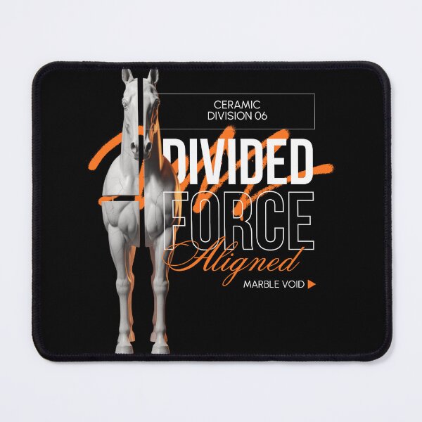 Item preview, Divided Force – Modern Greek Statue Glitch Aesthetic designed and sold by Marble Void.