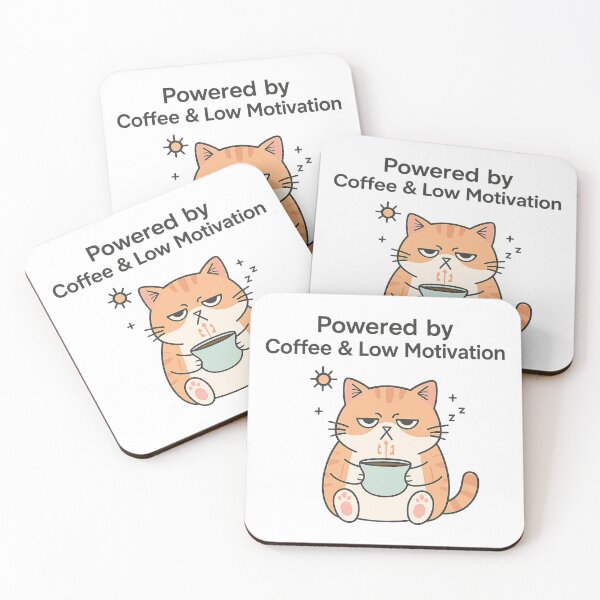 Item preview, Grumpy Cat holding coffee designed and sold by Little Lessons.