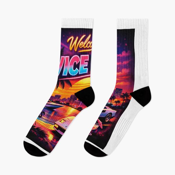 Item preview, Retro Neon Sunset City Poster – 80s Miami Synthwave Aesthetic Art designed and sold by GarnerSupplyCo.