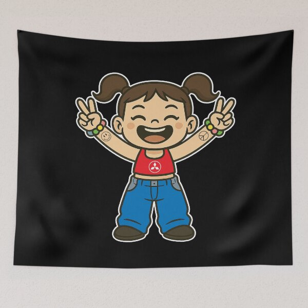 Item preview, Pequeña chica raver designed and sold by moon70star-m70s.