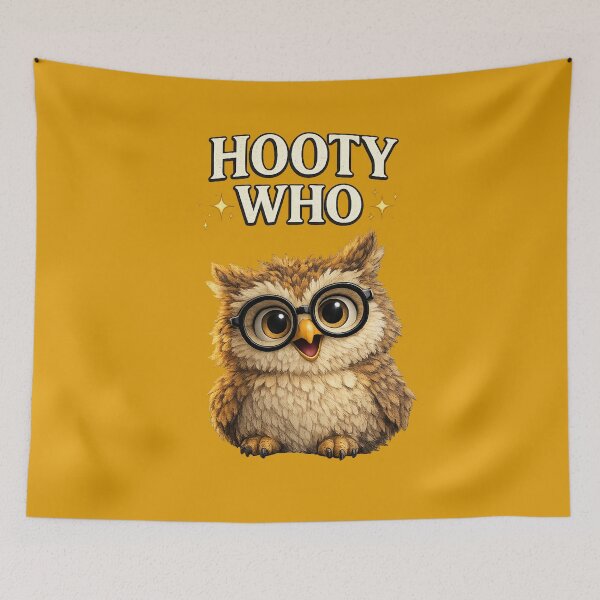 Item preview, Búho Hooty Who designed and sold by MilkingChickens.