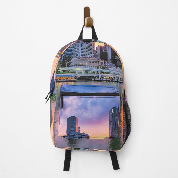 Item preview, Brisbane City Skyline Reflection at Sunrise designed and sold by pcole123.