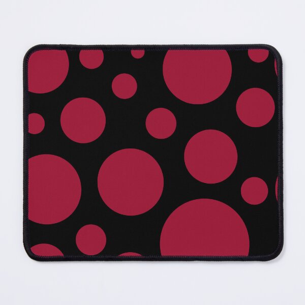 Item preview, Minimalist: Red Circles on Black designed and sold by BreisaBurman.