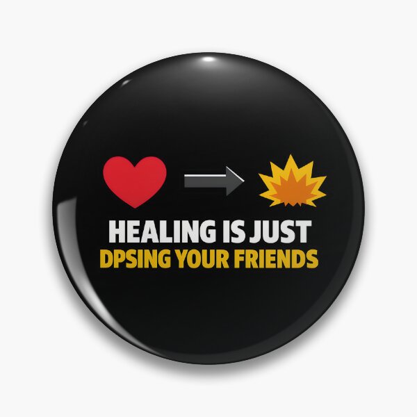 Item preview, Healing Is Just DPSing Your Friends designed and sold by TeeTimeTreasure.