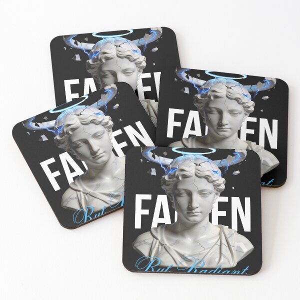 Item preview, Fallen But Radiant – Angel Greek Statue Aesthetic Art designed and sold by Marble Void.
