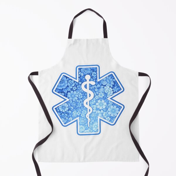 Item preview, Blue Floral Star of Life Sticker designed and sold by TheSashScene.