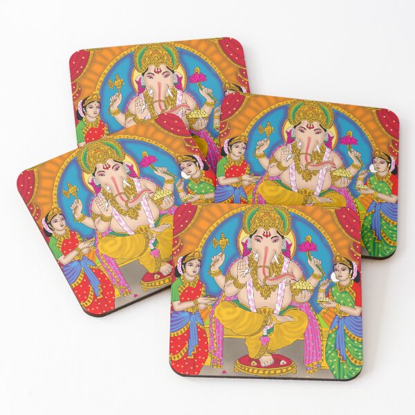 Item preview, Divine Lord Ganesha Art Design – Hindu God of Wisdom Illustration designed and sold by Harshit_Digital_Arts.