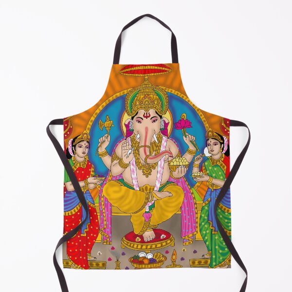 Item preview, Divine Lord Ganesha Art Design – Hindu God of Wisdom Illustration designed and sold by Harshit_Digital_Arts.