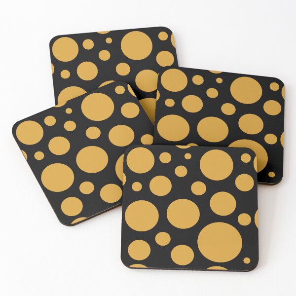 Item preview, Minimalist: Golden Circles on Black designed and sold by BreisaBurman.