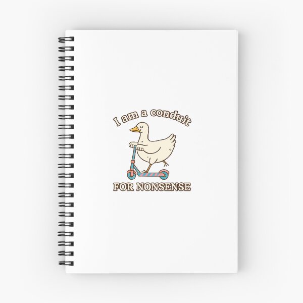 Artikelvorschau, I Am a Conduit for Nonsense – Scooter Silly Goose entworfen und verkauft von StickersbyRye.