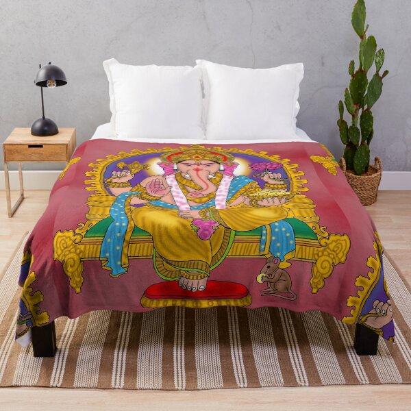 Item preview, Sacred Ganesha Illustration – Hindu Elephant Deity Artistic Design designed and sold by Harshit_Digital_Arts.