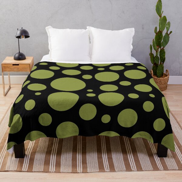 Item preview, Minimalist: Olive Circles on Black designed and sold by BreisaBurman.