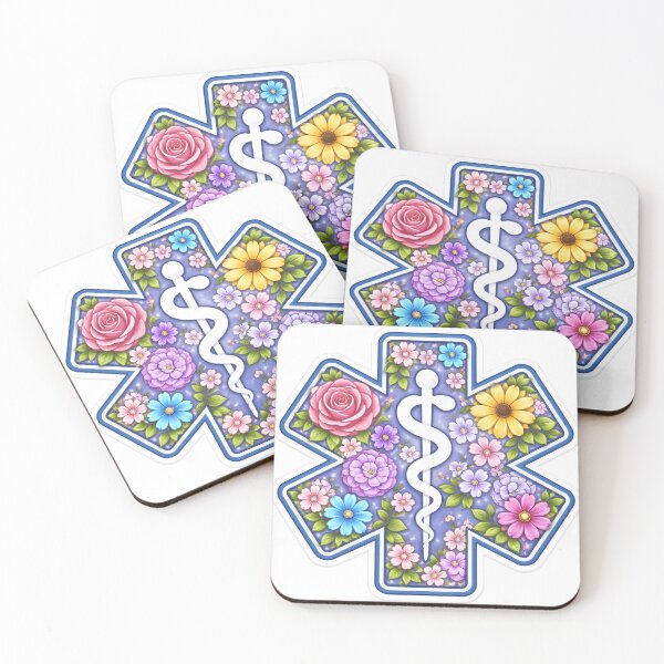 Item preview, Colorful Floral Star of Life Sticker designed and sold by TheSashScene.