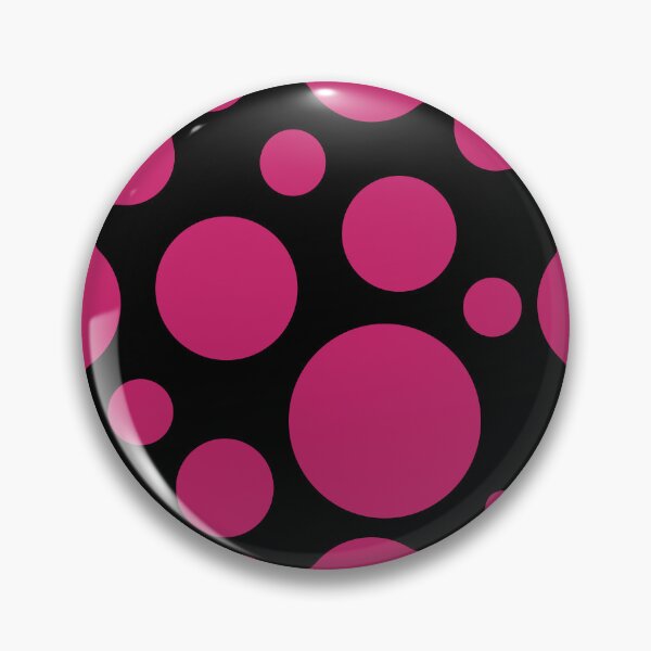 Item preview, Minimalist: Pink Circles on Black designed and sold by BreisaBurman.