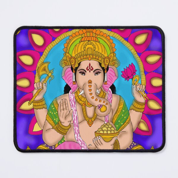 Item preview, Artistic Lord Ganesha Design – Divine Hindu God Illustration designed and sold by Harshit_Digital_Arts.