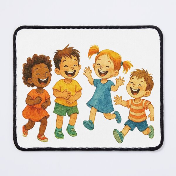 Item preview, Cute Multicultural Children Friendship Art designed and sold by Adappai.