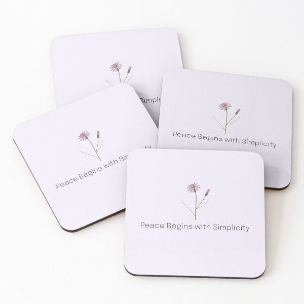 Item preview, Peace Begins with Simplicity Living Simple designed and sold by Sachie's Studio.
