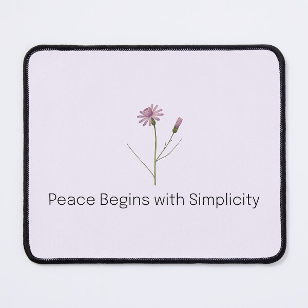 Item preview, Peace Begins with Simplicity Living Simple designed and sold by Sachie's Studio.
