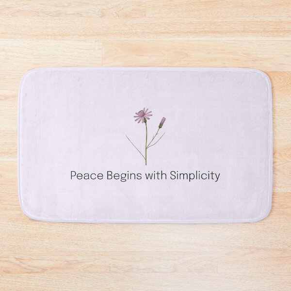 Item preview, Peace Begins with Simplicity Living Simple designed and sold by Sachie's Studio.