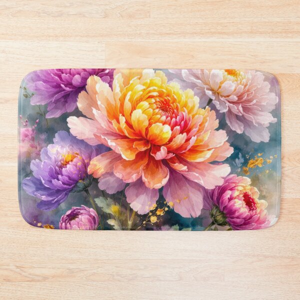 Item preview, Chrysanthemum Mums Flowers designed and sold by scicilysimonee.