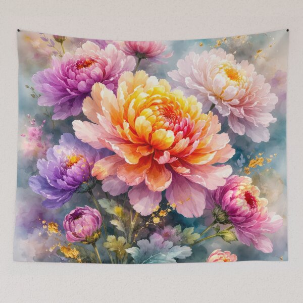 Item preview, Chrysanthemum Mums Flowers designed and sold by scicilysimonee.