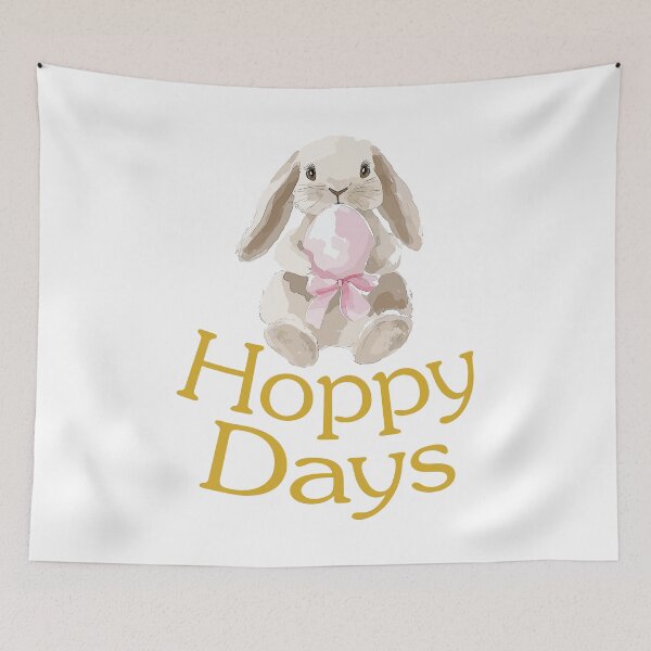 Item preview, Hoppy Days Bunny Easter Design – Soft Pastel Spring designed and sold by ArthousePromos.