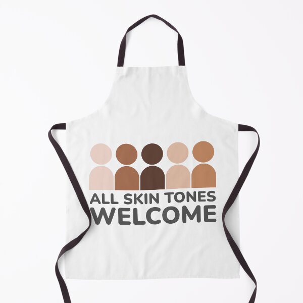 Item preview, All Skin Tones Welcome - Inclusive Diversity Quot designed and sold by Shape Snip Studio.