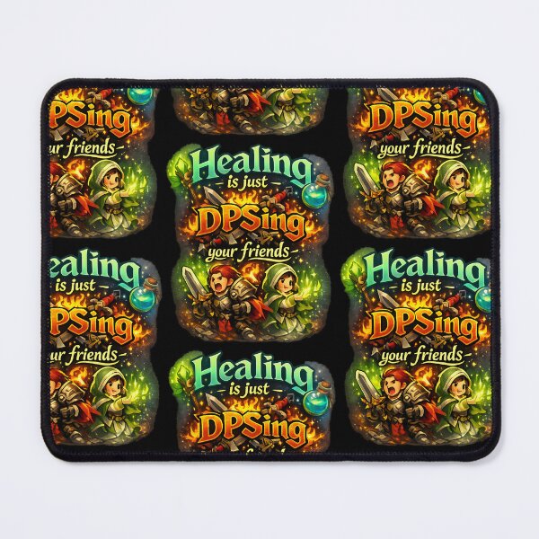 Item preview, Healing Is Just DPSing Your Friends designed and sold by TeeTimeTreasure.