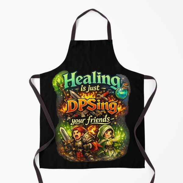 Item preview, Healing Is Just DPSing Your Friends designed and sold by TeeTimeTreasure.