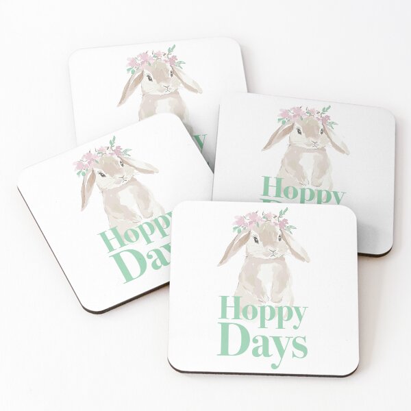 Item preview, Hoppy Days Floral Bunny Design – Pastel Spring Aesthetic designed and sold by ArthousePromos.