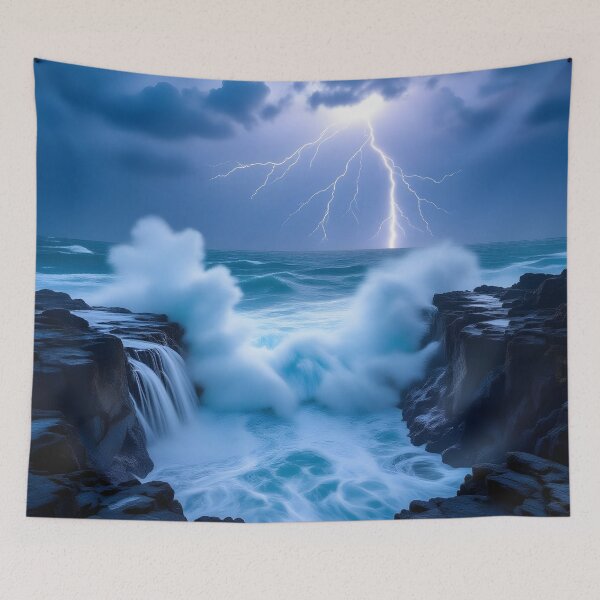 Item preview, landscape Stormy Drama designed and sold by Uglyandcute.