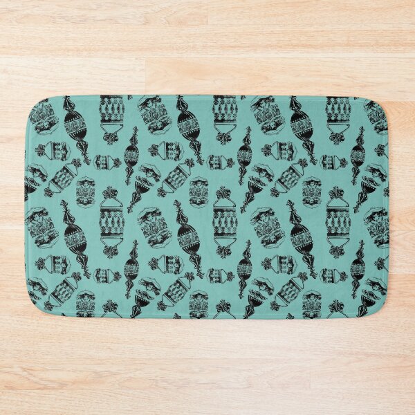 Item preview, Antique Furniture Decorations Scatter Black & Teal designed and sold by Digitalmyth's Designs.