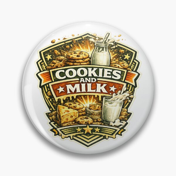 Item preview, Cookies and milk designed and sold by Throwing-Corn.