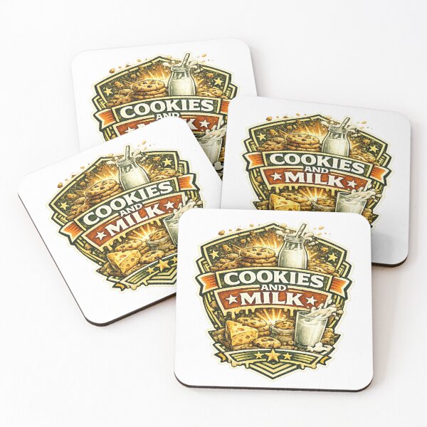 Item preview, Cookies and milk designed and sold by Throwing-Corn.