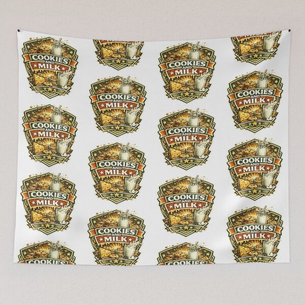 Item preview, Cookies and milk designed and sold by Throwing-Corn.