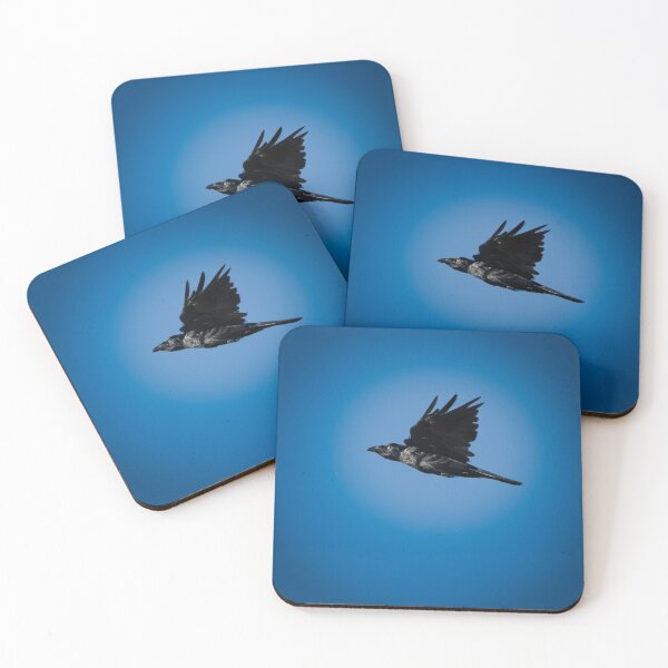 Item preview, Torresian Crow in flight designed and sold by robdwildlife.