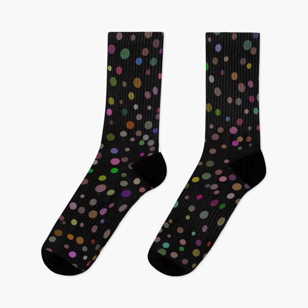 Item preview, Colorful Confetti Dots on Black - Rainbow Abstract Explosion Pattern designed and sold by TheArtOfTreble.