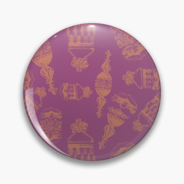Item preview, Antique Furniture Decorations Scatter Rose Gold on Mauve designed and sold by Digitalmyth's Designs.