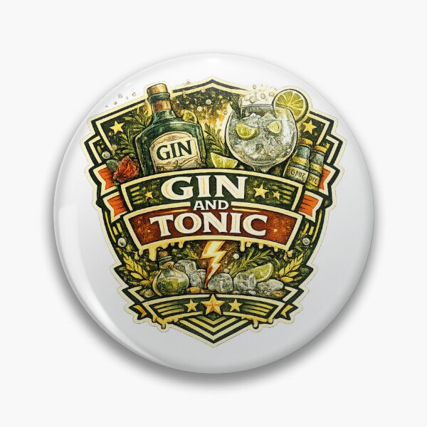 Item preview, Gin and tonic designed and sold by Throwing-Corn.