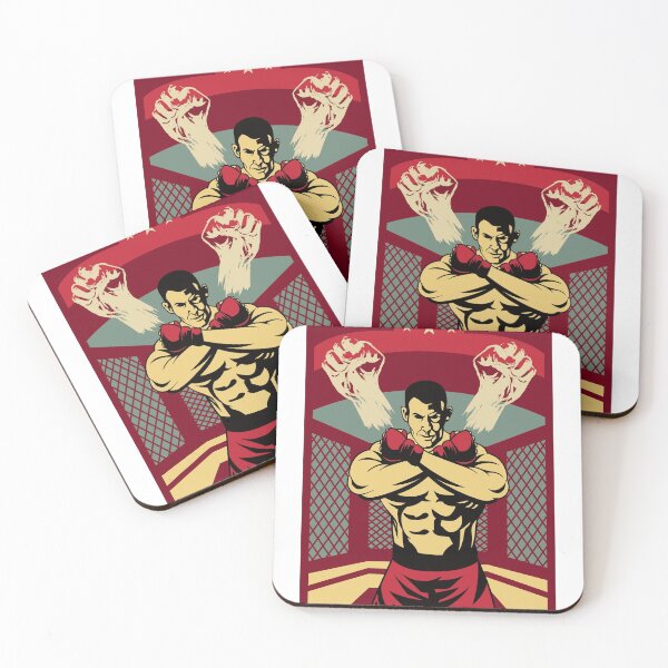 Item preview, Boxer Design Retro Propaganda Style - Sports Combat Art designed and sold by Hipatye26.