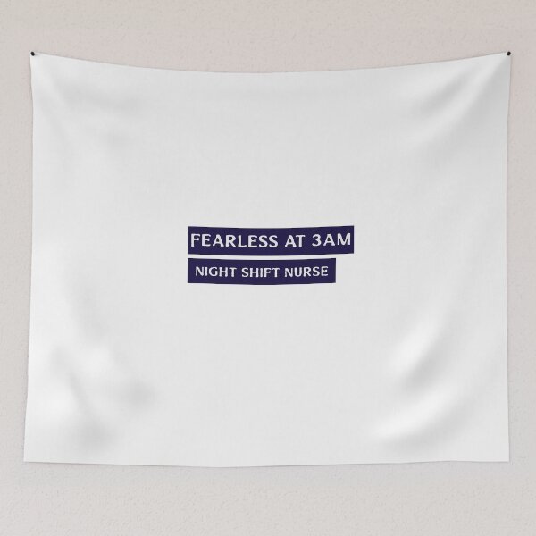 Item preview, Fearless at 3AM – Night Shift Nurse RN Hospital designed and sold by DesignbyAACreations .
